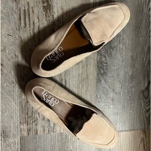 Tan Franco Sarto loafers